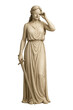 © PerfectPix - Blindfolded woman statue holding sword with flowing dress, symbolizing justice and fairness
