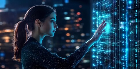 innovative hologram control highlights the future of virtual connectivity in a digital space.