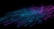 © MSTTASPRIYA - Abstract Circuit Board Neon Blue Pink Lines technology
