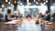 © cui - Business Roundtable Blur: A business roundtable setup with executives and round table discussion, softly blurred to emphasize strategic planning and collaborative decision-making. High quality