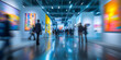 © Super Stocks - shopping mall, office, business place full of people in motion, blurred people, shopping concept, business background