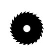 © M.Hanzala Nizam - Circular Saw Blade Icon Vector Illustration Isolated on White Background