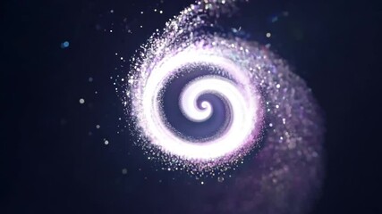 Wall Mural - abstract swirl of cosmic energy with sparkling stars and vivid colors creating an enchanting visual 