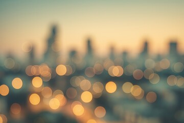 Wall Mural - urban blur and bokeh effects