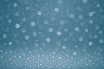 Wall Mural - snow-like bokeh effect against a blue backdrop