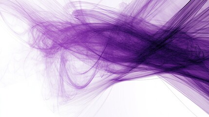 Wall Mural - purple abstract digital network background with glowing connections and data nodes representing futu