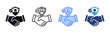 © gibranicon - Trustworthiness icon sheet multiple style collection