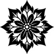 © Natasa Akter  - black and white flower