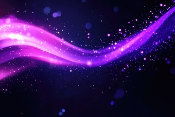 Wall Mural - Vibrant Pink and Purple Galaxy