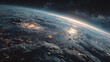 © aiden - tierra, espacio, planeta, globo, mundo, azul, mapa, sol, noche, cielo, 3d, universe, mar, nube, alumbrado, esfera, oceáno, global, ambiente, astronomía, impresiones, satélite, amanecer, estrella