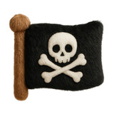 PNG Furry pirate flag illustration