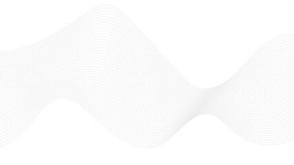 Canvas Print - thin wavy line abstract background. wavy line horizontal divider outline minimalist background. abst