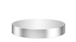 © Rhony - Silver metal round podium isolated on transparent background