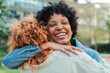 © Jose Calsina - Two women experiencing a joyful moment as they share a heartfelt embrace filled with warmth and genuine happiness, showcasing the beauty of friendship and connection in their lives.