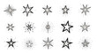 © charli - Hand-Drawn Starburst Collection 15 Unique Star Designs for Digital Projects