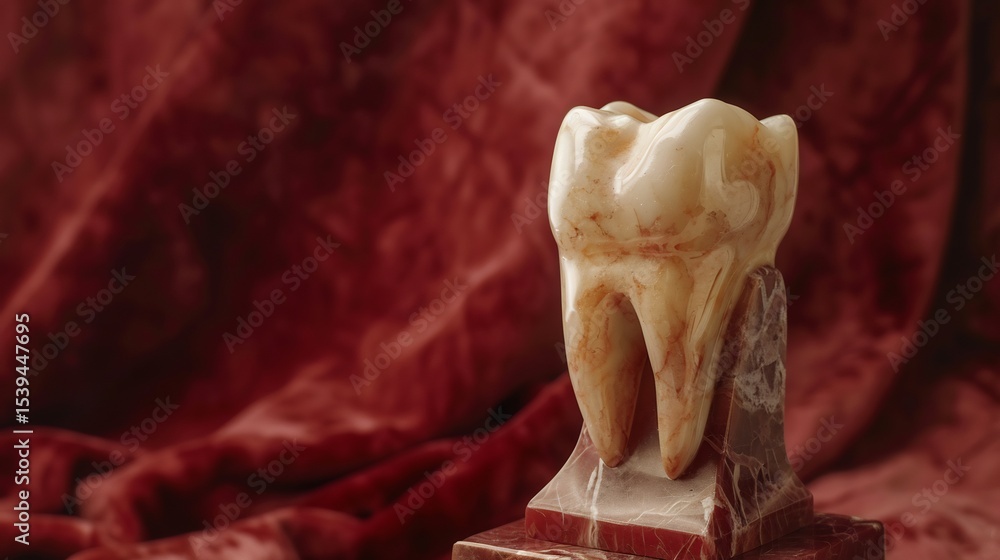 Winner Tooth Beautifully sculpted golden tooth trophy awarded for the best oral ...