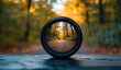 © Kaharuddin - Autumnal path seen through a camera lens