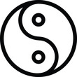 © ANAMUL - Yin and Yang Symbol Harmony, Balance, and Duality in Eastern Philosophy