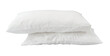 © nathamag11 - Two white pillows after use in stack isolated with clipping path in png file format