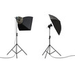 © Abdul - Photography Studio Softbox and Umbrella Light Set – PNG Isolated on White Background