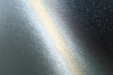 Wall Mural - Metallic silver background with subtle shine and texture