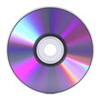 © shabbir - Iridescent compact disc close up view isolated on transparent background