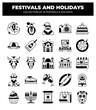 © Icon - Collection of 25 Festival & Holiday Icons