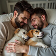© family - man and dog