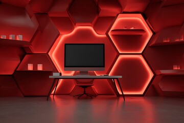 Wall Mural - futuristic tech-inspired 4k wallpaper with blue circuit board design elegant 4k computer background 