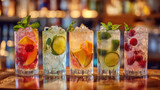 Drinki z owocami i świeżymi ziołami. Idealne na imprezę lub wieczorne wyjście z przyjaciółmi. Orzeźwiające, kolorowe i pełne smaku!