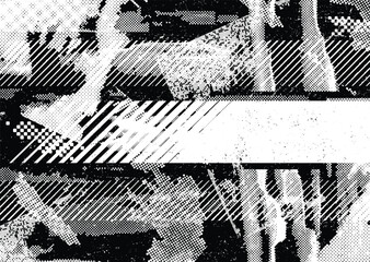Wall Mural - grunge urban background. vector. textured banner . futuristic digital background. grungy effect . ab