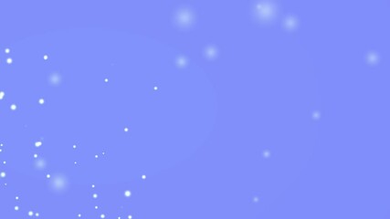 Wall Mural - Animation of glowing particles bokeh dust floating on purple background
