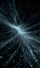 Wall Mural - exploration of cosmic patterns in a digital artwork that evokes vastness and the beauty of the unive