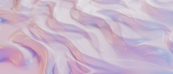 Wall Mural - Abstract Flowing Waves: An abstract, fluid composition featuring gentle, flowing waves of colors that evoke a sense of calm. 