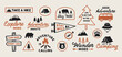 © cddesign.co - Outdoor adventure badge set with camping quotes and forest illustrations. Perfect for t-shirt designs, stickers, travel gear, or hiking-themed merchandise.