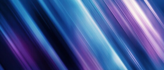 Wall Mural - abstract blue and purple diagonal lines background with motion blur effect concept of modern design,