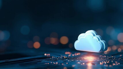 Modern technology and cloud computing concept Generative AI