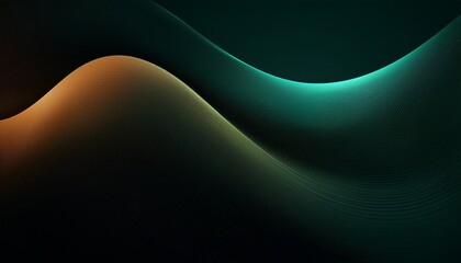Wall Mural - dark abstract curve and wavy background with gradient and color glowing waves in a dark background curvy wallpaper design