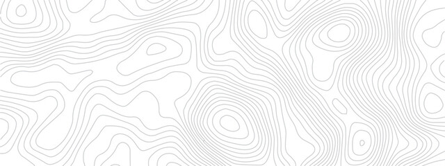 Wall Mural - Creative Abstract Mapping Design with Seamless Contour Lines Depicting Mountain Ridges and Ocean Depths in a Stylized Geometric Grid
