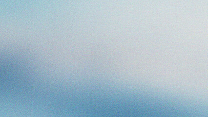 Wall Mural - white, cyan, and silver faded grain texture with noise overlay on smooth gradient surface, minimalis
