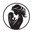 © Emruzzoha - Emotional Bond of Mother and Child | Modern Vector Silhouette Design
