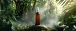 © Studio Nova - The beauty product in a serene forest setting surrounded by vibrant greenery.
