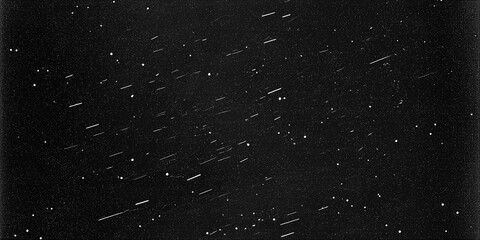 Wall Mural - falling stars and glittering dust particles creating a magical night sky
