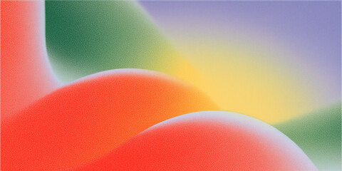 Wall Mural - colorful abstract background blending green, red, yellow and purple