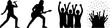 © Kiss - Concert Band Singer Guitarist Crowd Raising Hands Celebration
