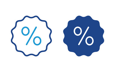 Poster - discount tag icon, percentage icon