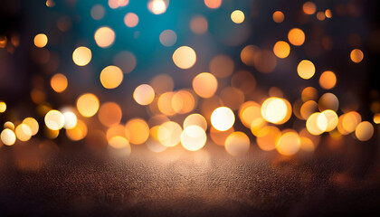 bokeh abstract background lights for background and wallpaper