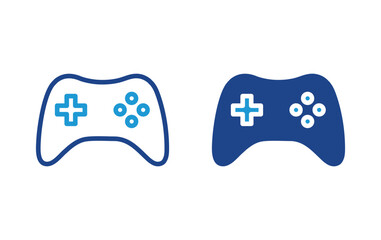 Wall Mural - game console icon, joystick sign vector
