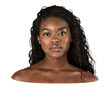 © Rawpixel.com - Png black woman bare shoulder sticker, transparent background