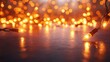© Almahyra - Warm holiday lights on dark surface